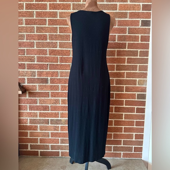 Eileen Fisher Dresses & Skirts - Eileen Fisher Petite Black Sleeveless Long Tank Dress, Size PS/PP